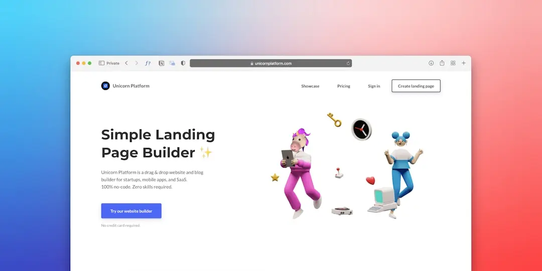 Exemplo de landing page otimizada