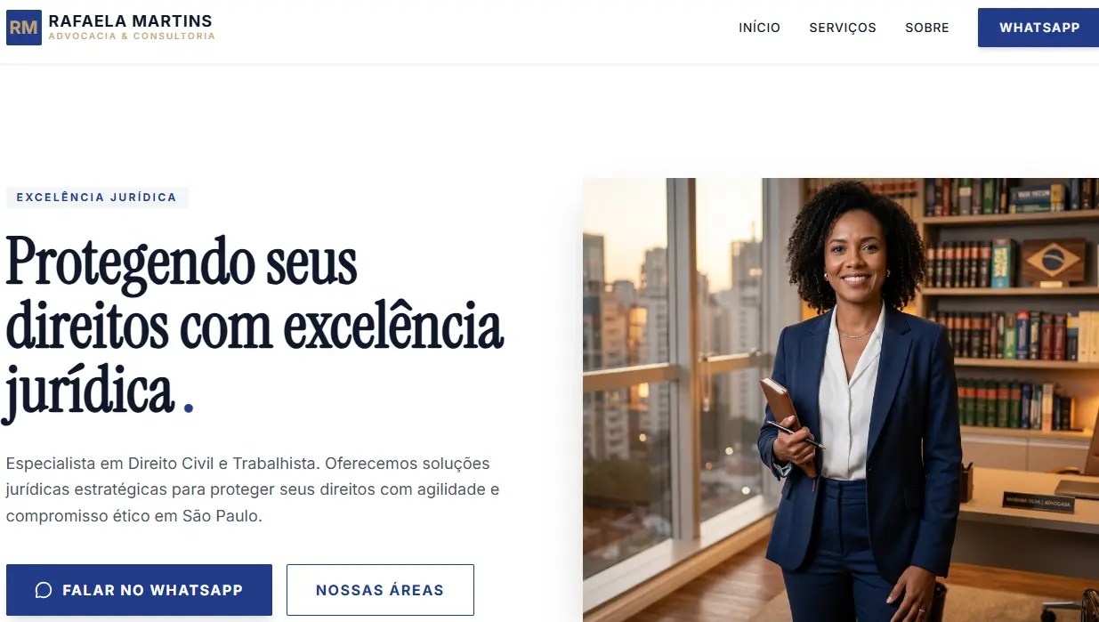 Site para Advogados